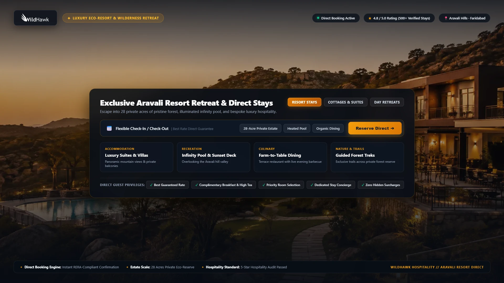 WildHawk interface